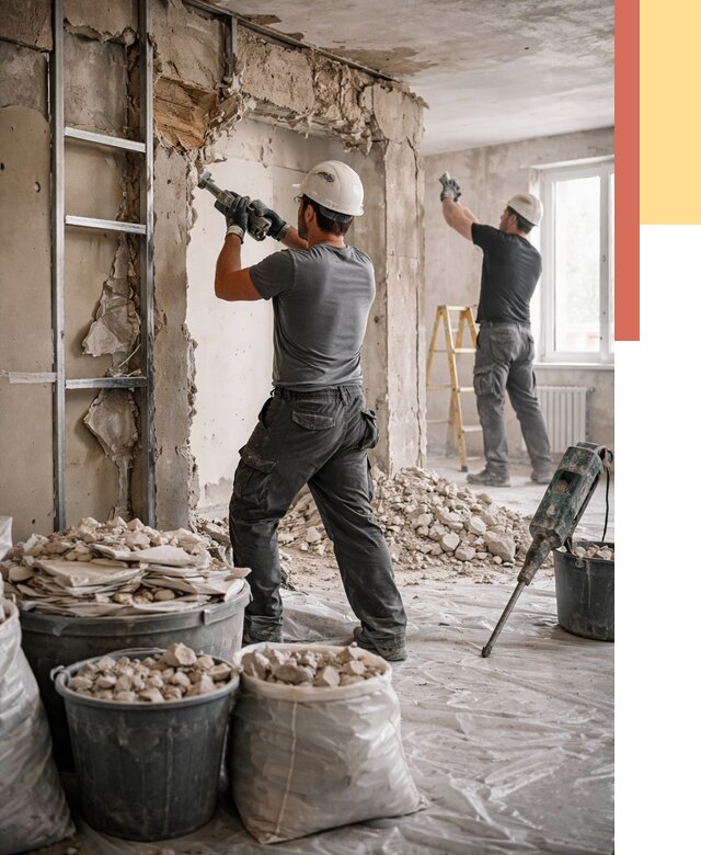 Демонтажные работы в изобильном от 2805 руб. — услуги и цена под ключ | ОТДЕЛОЧНИК-Збл