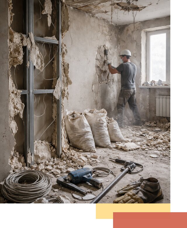 Профессиональный демонтаж зданий и конструкций в изобильном