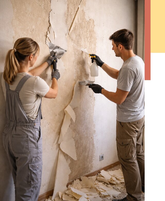 Снятие старых обоев в изобильном от 5454 руб. под ключ недорого | ОТДЕЛОЧНИК-Збл