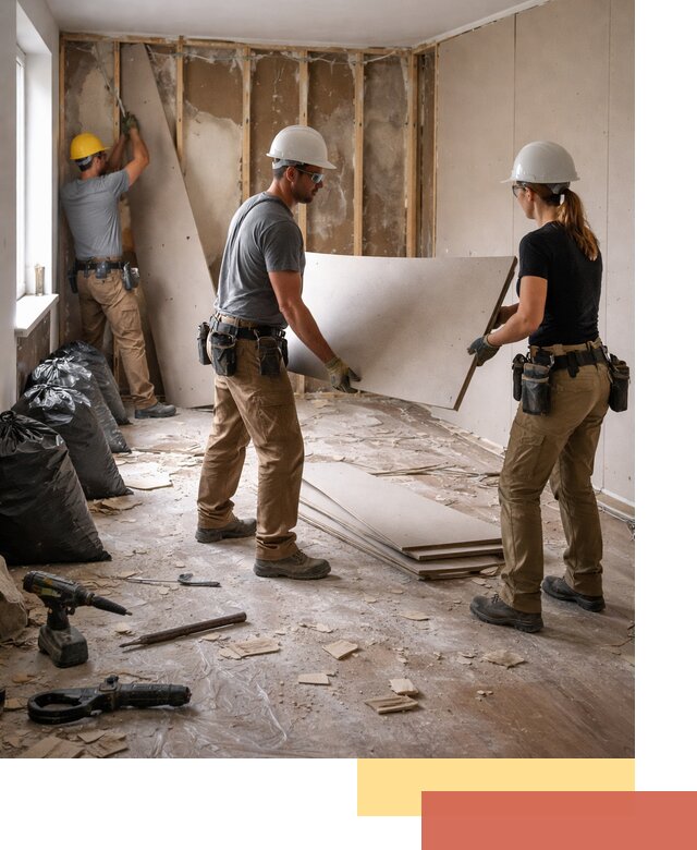 Демонтаж стеновых панелей в изобильном быстро и аккуратно