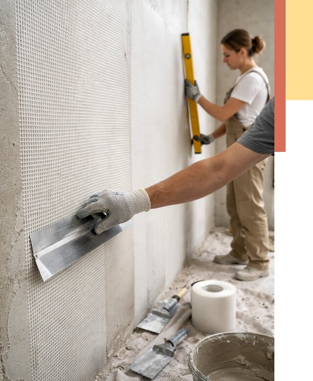 Армирование стен стеклосеткой в изобильном от 3324 руб. под ключ | ОТДЕЛОЧНИК-Збл