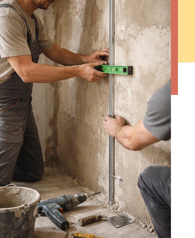 Установка штукатурных маяков в изобильном от 7272 руб. — быстро и недорого | ОТДЕЛОЧНИК-Збл