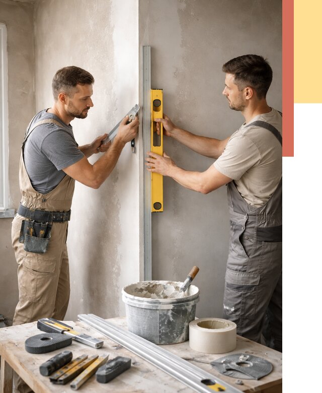 Выведение углов стен в изобильном от 1922 руб. быстро и недорого | ОТДЕЛОЧНИК-Збл