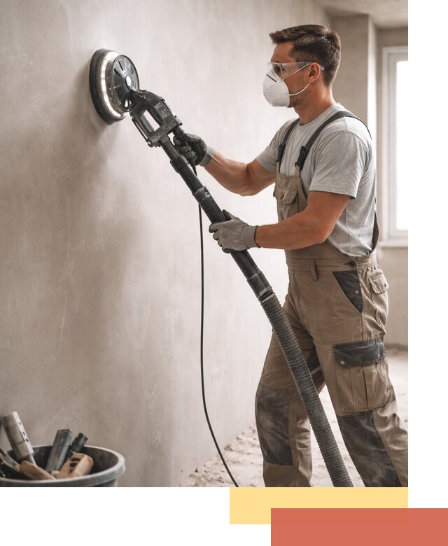 Профессиональная шлифовка стен в изобильном быстро и качественно