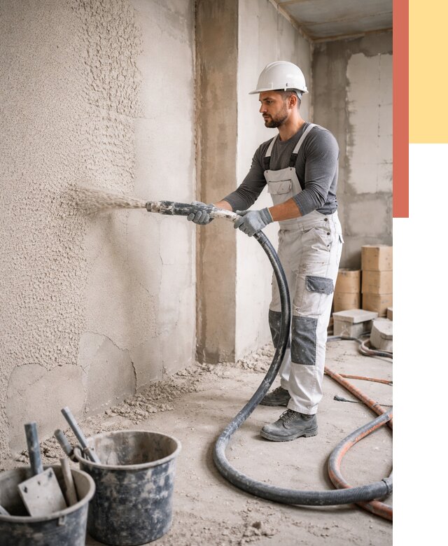 Машинная штукатурка стен в изобильном под ключ от 6752 руб./м2 | ОТДЕЛОЧНИК-Збл