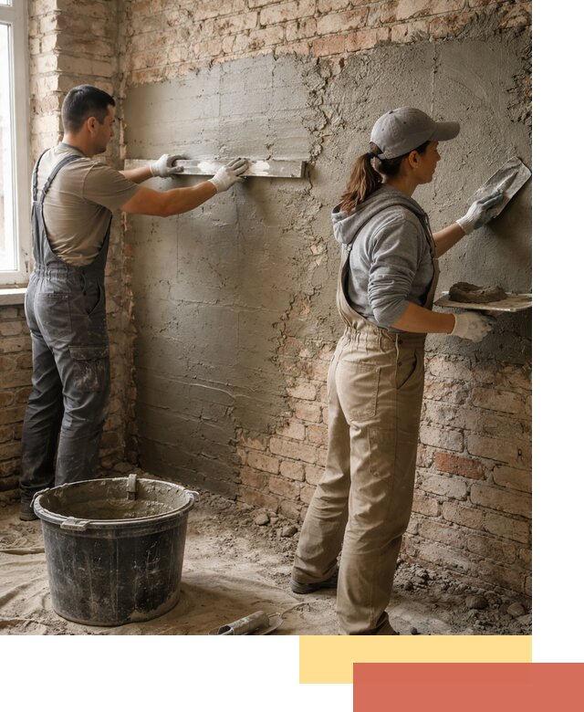 Штукатурка кирпичных стен в изобильном — качественно и надежно