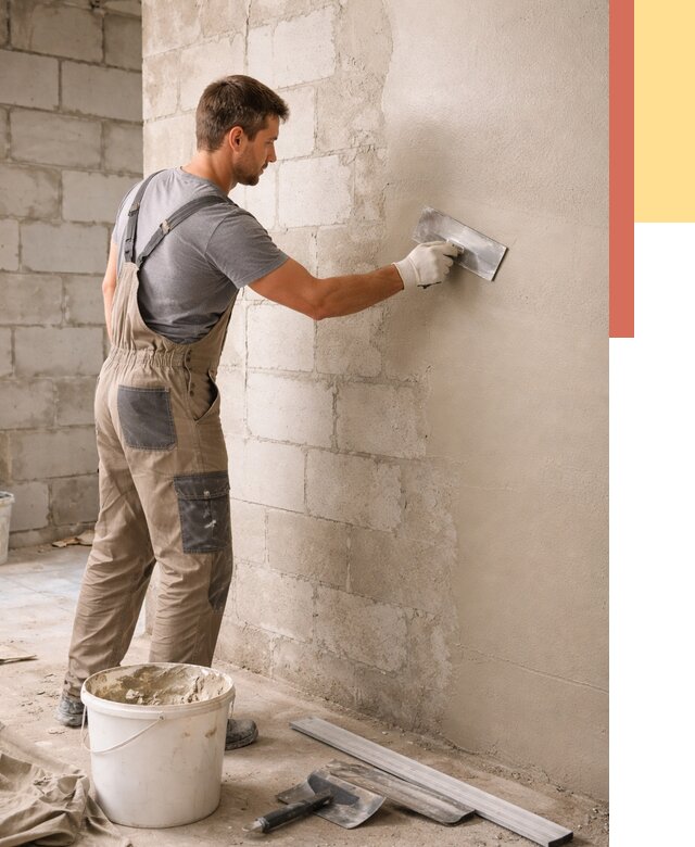 Штукатурка стен из газобетона в изобильном от 2181 руб./м2 — быстро и недорого | ОТДЕЛОЧНИК-Збл