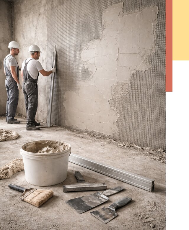 Штукатурка стен по сетке в изобильном от 5713 руб./м2 — быстро и недорого | ОТДЕЛОЧНИК-Збл