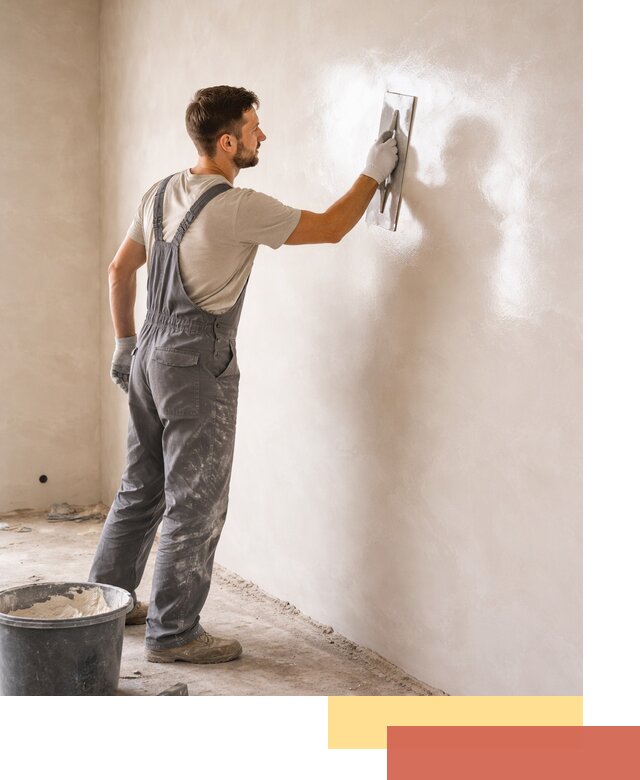 Глянцевание штукатурки стен в изобильном профессионально и быстро