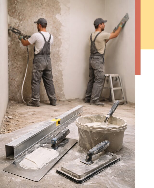 Штукатурка стен под обои в изобильном от 4675 руб./м2 — выравнивание под обои | ОТДЕЛОЧНИК-Збл