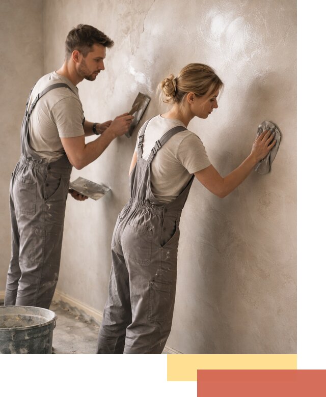 Венецианская штукатурка высокого качества в изобильном