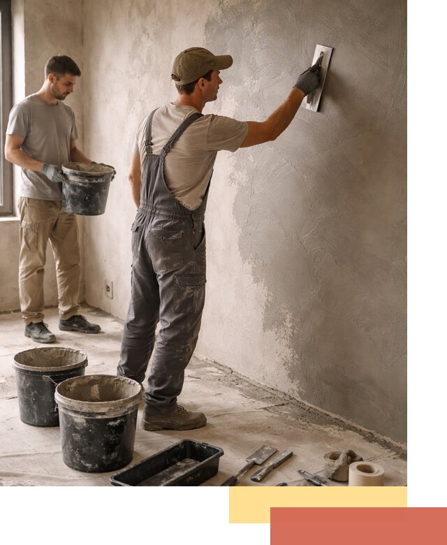 Нанесение микроцемента на стены в изобильном качественно и быстро