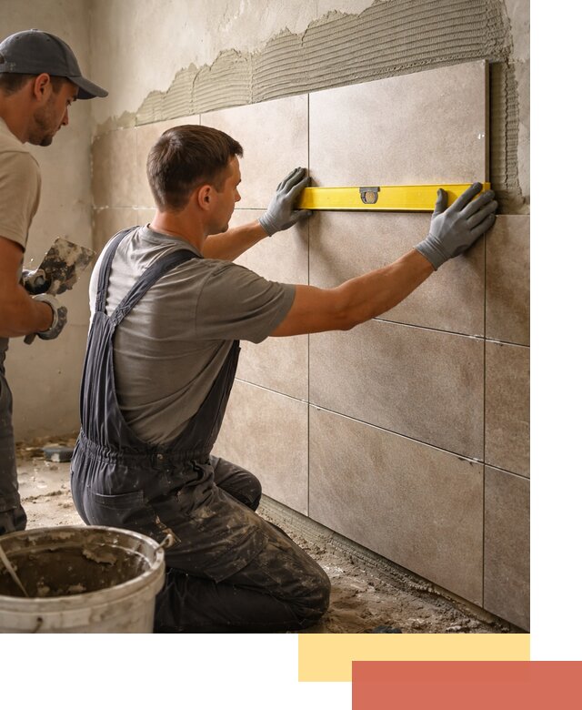 Облицовка стен керамогранитом в изобильном профессионально и быстро