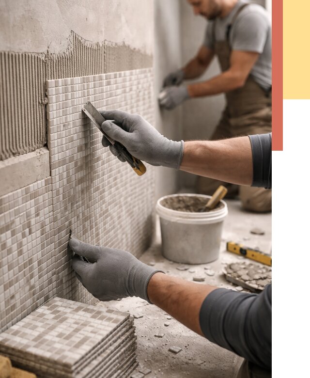 Облицовка стен мозаикой в изобильном от 3324 руб/м2 — укладка мозаики на стены | ОТДЕЛОЧНИК-Збл