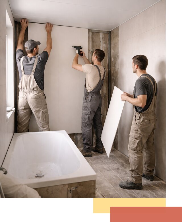 Отделка ванной панели ПВХ профессионально в изобильном