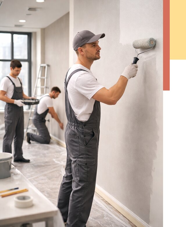 Покраска стен в офисе в изобильном от 8830 руб. — быстро и недорого | ОТДЕЛОЧНИК-Збл