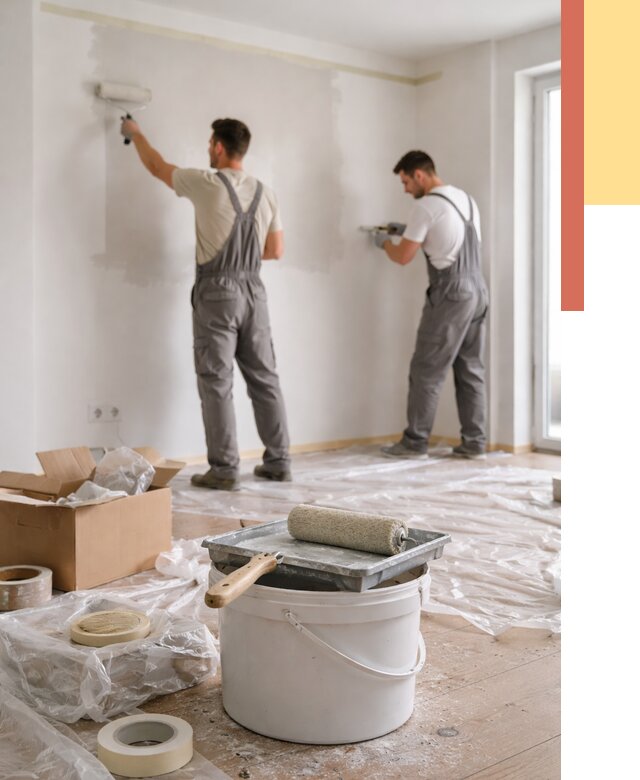 Покраска стен в квартире в изобильном от 2597 руб/м2 — быстро и недорого | ОТДЕЛОЧНИК-Збл