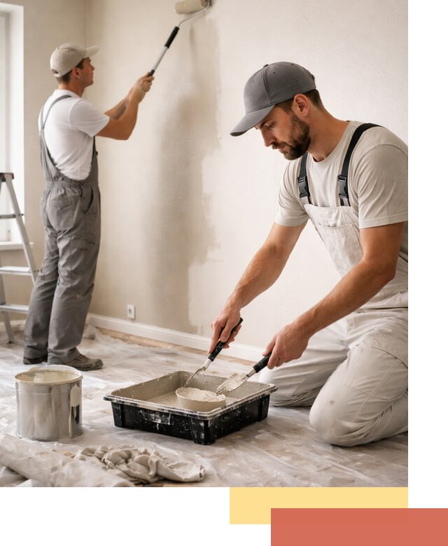 Покраска стен в квартире в изобильном — профессионально и аккуратно