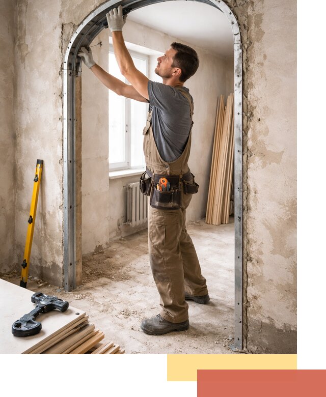 Устройство арочного проема в изобильном под ключ