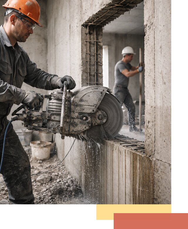 Алмазная резка проемов в изобильном быстро и точно