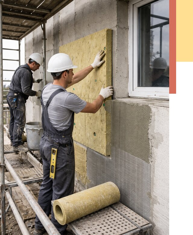 Утепление стен в изобильном от 4467 руб. под ключ — быстро и недорого | ОТДЕЛОЧНИК-Збл