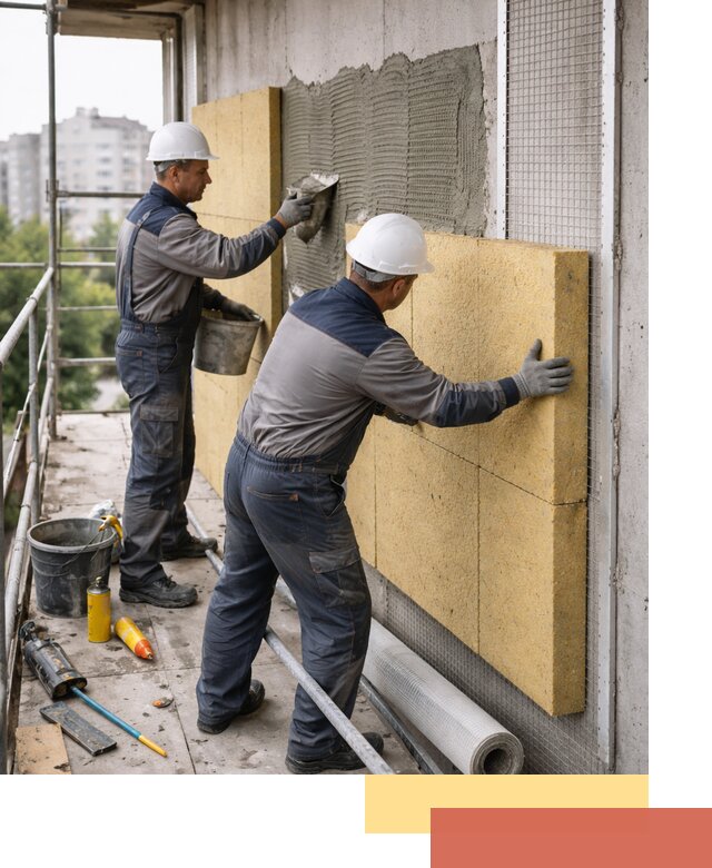 Утепление стен зданий и домов в изобильном качественно и надежно