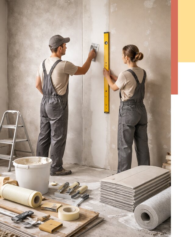 Отделка стен в изобильном от 1558 руб/м² — недорого, быстро, под ключ | ОТДЕЛОЧНИК-Збл