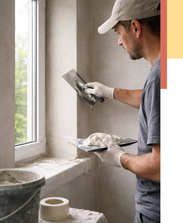 Штукатурка откосов в изобильном от 4675 руб/м² — услуги и выравнивание под ключ | ОТДЕЛОЧНИК-Збл