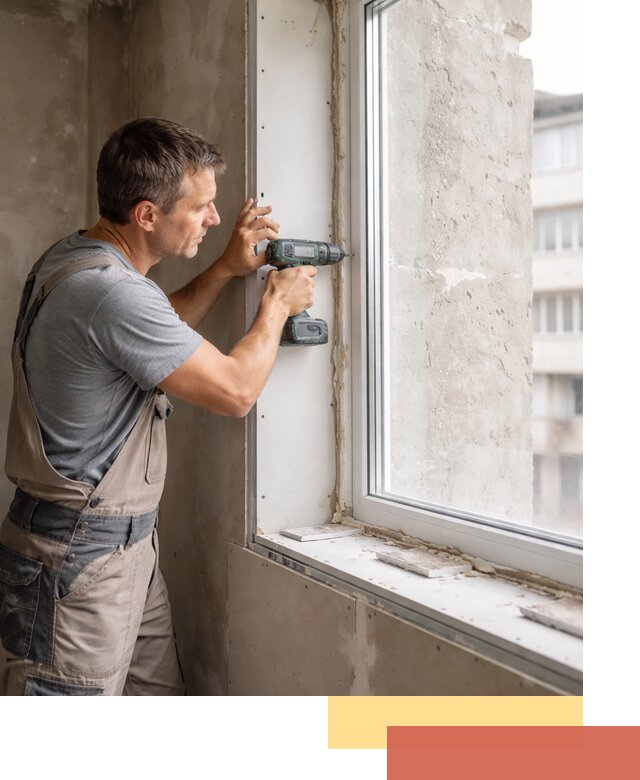 Монтаж гипсокартонных откосов в изобильном под ключ