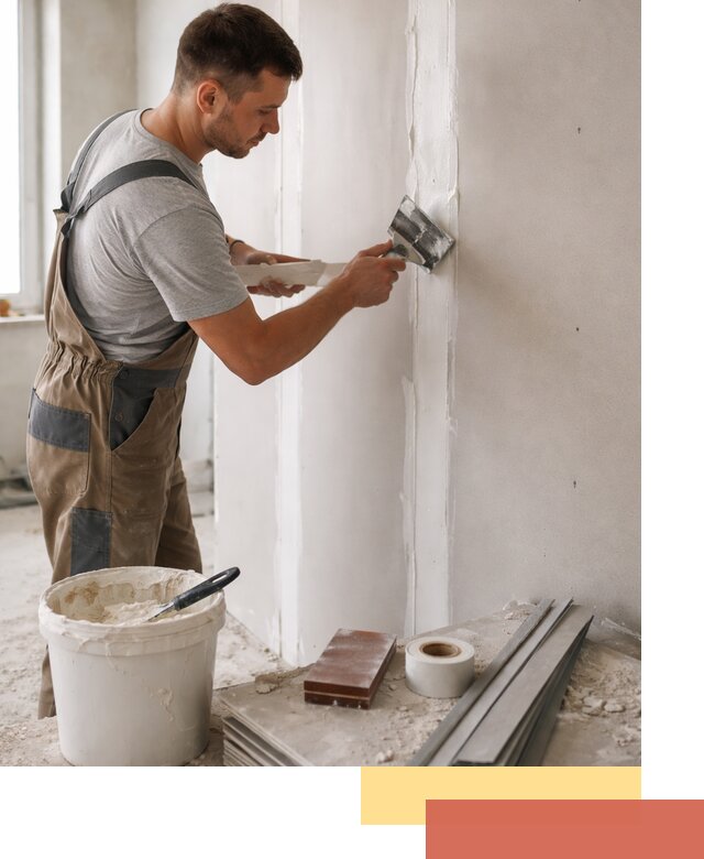 Шпаклевка перегородок из гипсокартона в изобильном качественно и быстро