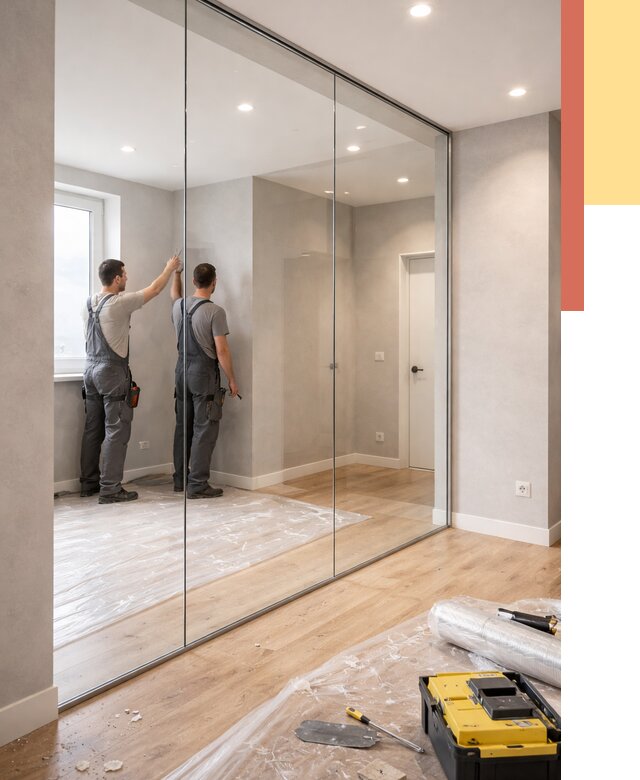 Безрамные стеклянные перегородки в изобильном — монтаж от 9869 руб. | ОТДЕЛОЧНИК-Збл