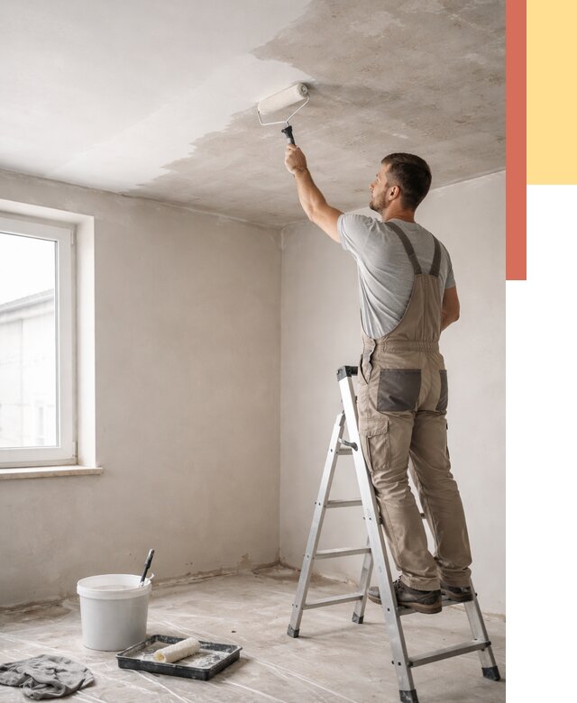 Грунтовка потолка в изобильном от 2597 руб. — быстро и недорого | ОТДЕЛОЧНИК-Збл