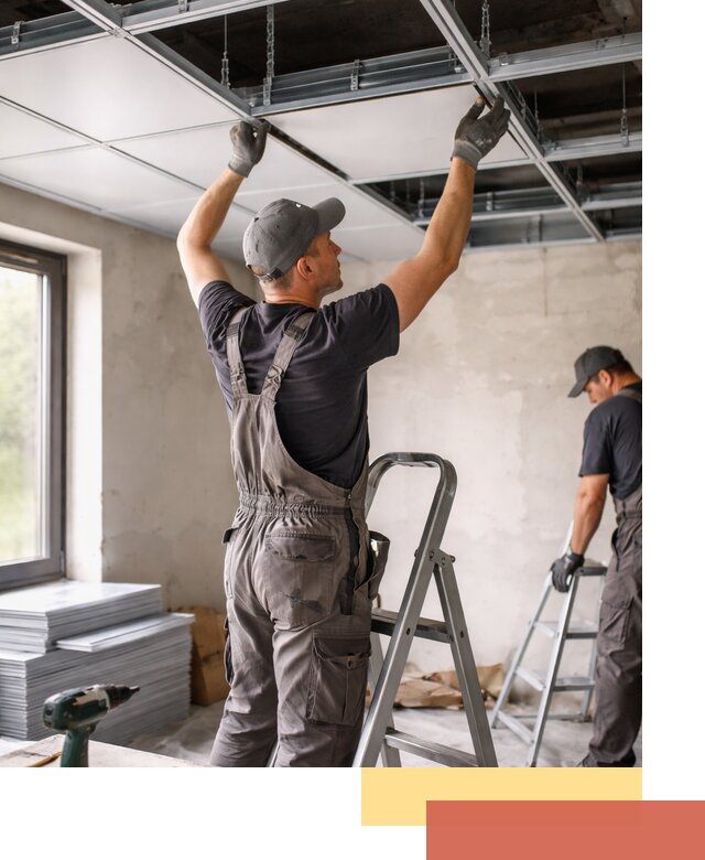 Монтаж кассетного потолка в изобильном качественно и быстро