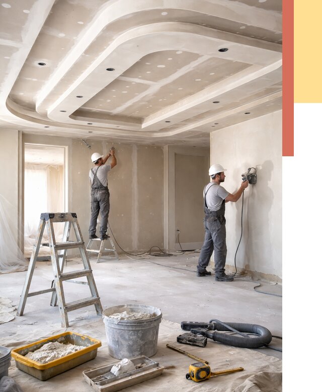 Многоуровневый потолок из гипсокартона в изобильном от 779 руб. под ключ | ОТДЕЛОЧНИК-Збл