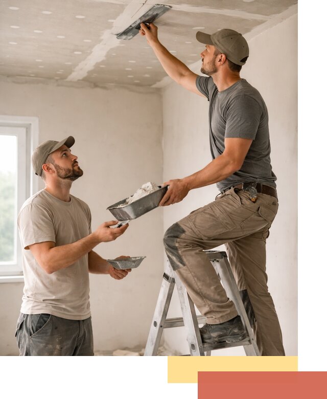 Шпаклевка потолка из гипсокартона в изобильном качественно и быстро