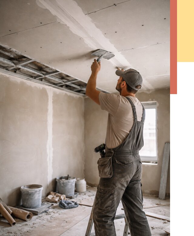 Ремонт потолка из гипсокартона в изобильном от 675 руб./м² — быстро и недорого | ОТДЕЛОЧНИК-Збл
