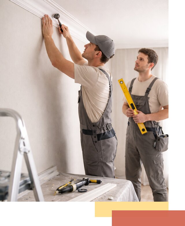 Монтаж потолочного плинтуса в изобильном качественно и быстро